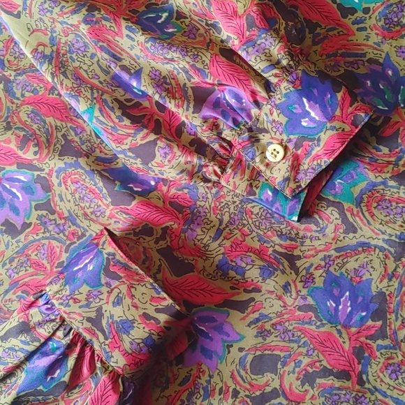 Vintage Elite International Blouse Sz 16 - Picture 6 of 6